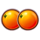 3 thunder coins hold and win oranges symbol icon