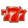 3 thunder coins hold and win sevens symbol icon