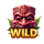 3 volcano power wild symbol icon