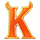 3 wicked devils k symbol icon