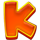 3 wild aliens k symbol icon