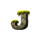 3 wild gorillas j symbol icon