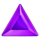 3 wild lions purple gem symbol icon