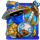 3 wildos blue character symbol icon