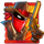 3 wildos red character symbol icon