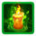 3 witch pots magic candle symbol icon