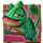 3 wonders zoo green chameleon symbol icon