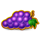 3x3 pink piggy hold the spin grape symbol icon