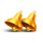3x5 double blazing bell symbol icon