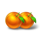 3x5 double blazing orange symbol icon