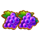 3x5 hold the spin grapes symbol icon