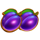 3x5 hold the spin plums symbol icon
