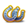 3x5 royal piggy hold the spin horseshoe symbol icon