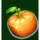 40 bulky fruits orange symbol icon