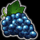 40 burning hot clover chance grape symbol icon