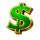40 diamond tree lucky coin scatter symbol icon