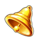 40 extra crown coin boost bell symbol icon