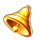 40 extra crown golden coins link bell symbol icon