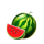 40 glossy hot coin boost watermelon symbol icon