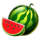 40 glossy hot watermelon symbol icon