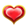 40 happy seven hearts symbol icon