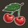40 hot twist cherries symbol icon