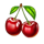 40 power hot coin boost cherry symbol icon