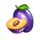 40 power hot coin boost plum symbol icon