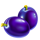 40 shining rainbow clover chance plum symbol icon