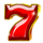 40 shining rainbow clover chance seven symbol icon