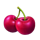 40 sparkling crown cherry symbol icon