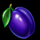 40 super fruits plum symbol icon