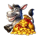 4 carts bonanza running wins donkey symbol icon