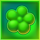 4 easter eggs pots flower symbol icon