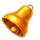 4 fairy flowers hold and win bell symbol icon