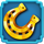 4 hat riches burst horseshoe symbol icon