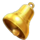 4 supershiny diamonds hold and win bell symbol icon