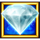 4 wild riches diamond symbol icon