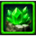4 wild riches green crystals symbol icon