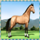 50 horses cream colored horse symbol icon