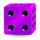 5 burning roll dice clover chance dice 4 symbol icon
