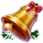 5 christmas fruits bell symbol icon