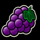5 flaring fruits grape symbol icon