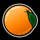 5 flaring fruits orange symbol icon