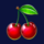 5 glossy hot cherry symbol icon