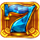 5 golden fruits golden blue 7 symbol icon