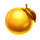 5 golden fruits golden orange symbol icon