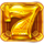 5 golden fruits golden yellow 7 symbol icon