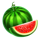 5 golden fruits melon symbol icon