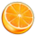 5 hot diamond desire orange symbol icon